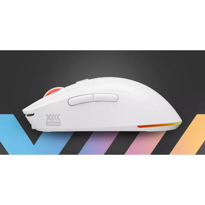 Pele GENESIS Zircon XIII Gaming Ambidextrous RF Wireless + USB Type-C Optical 26000 DPI