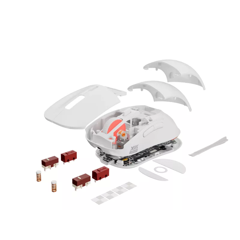 Pele GENESIS Zircon XIII Gaming Ambidextrous RF Wireless + USB Type-C Optical 26000 DPI