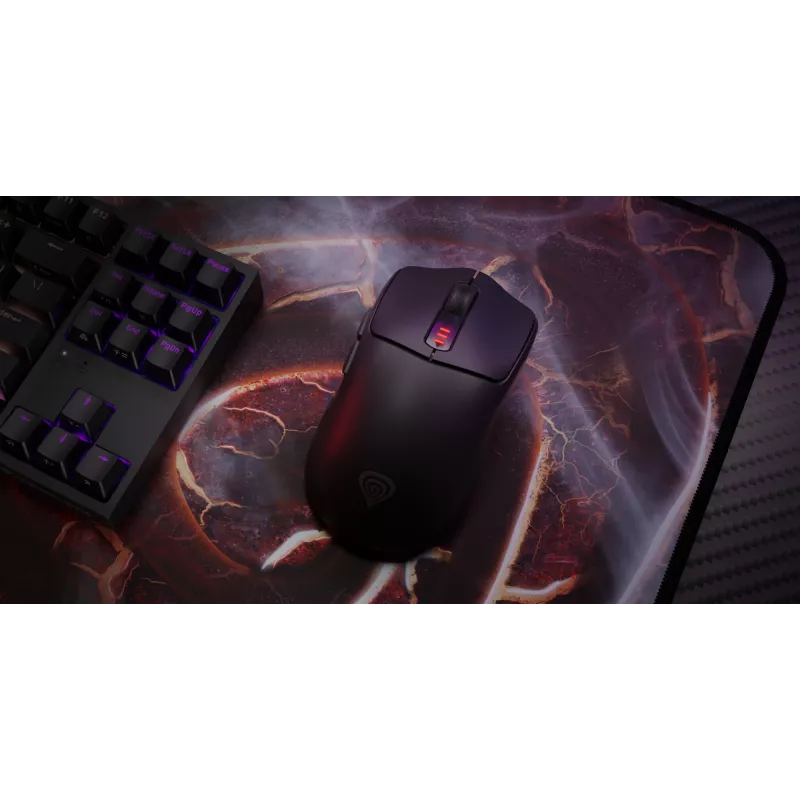 GENESIS Zircon 500 pele Gaming Labā roka RF Bezvadu + Bluetooth + USB Type-C Optiskā 10000 DPI