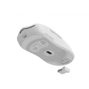 GENESIS Zircon 500 pele Gaming Labā roka RF Bezvadu + Bluetooth + USB Type-C Optiskā 10000 DPI