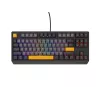 GENESIS Thor 230 TKL tastatūra Gaming USB + RF Wireless + Bluetooth QWERTY Melna, Pelēka, Oranža
