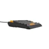 GENESIS Thor 230 TKL tastatūra Gaming USB + RF Wireless + Bluetooth QWERTY Melna, Pelēka, Oranža