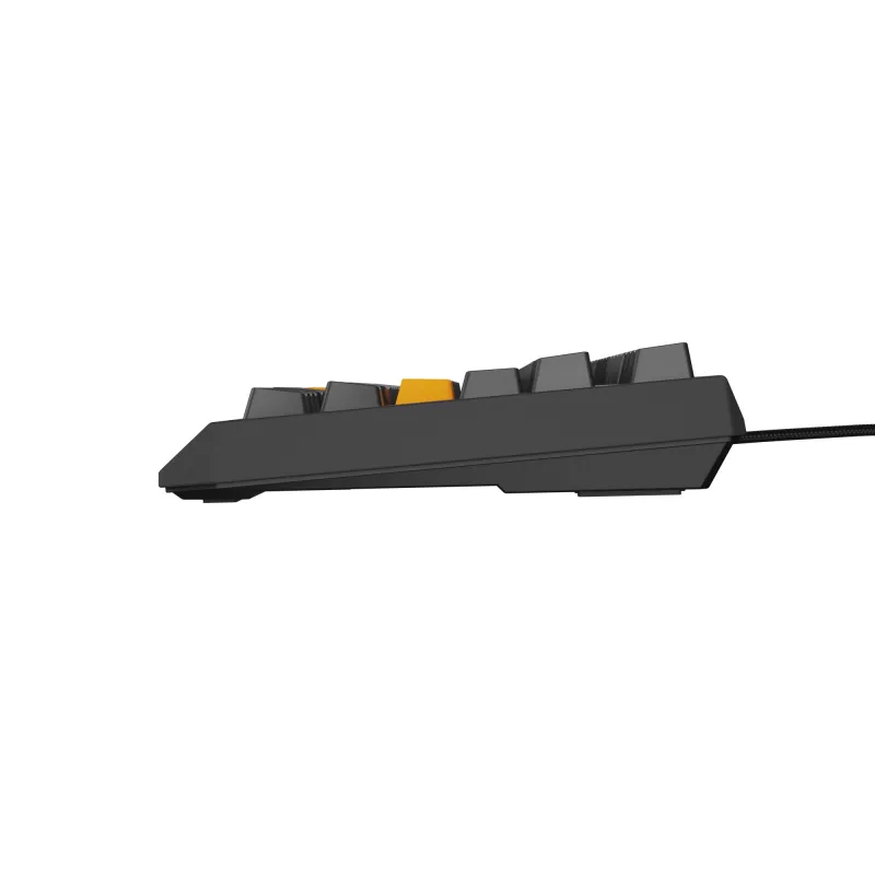 GENESIS Thor 230 TKL tastatūra Gaming USB + RF Wireless + Bluetooth QWERTY Melna, Pelēka, Oranža