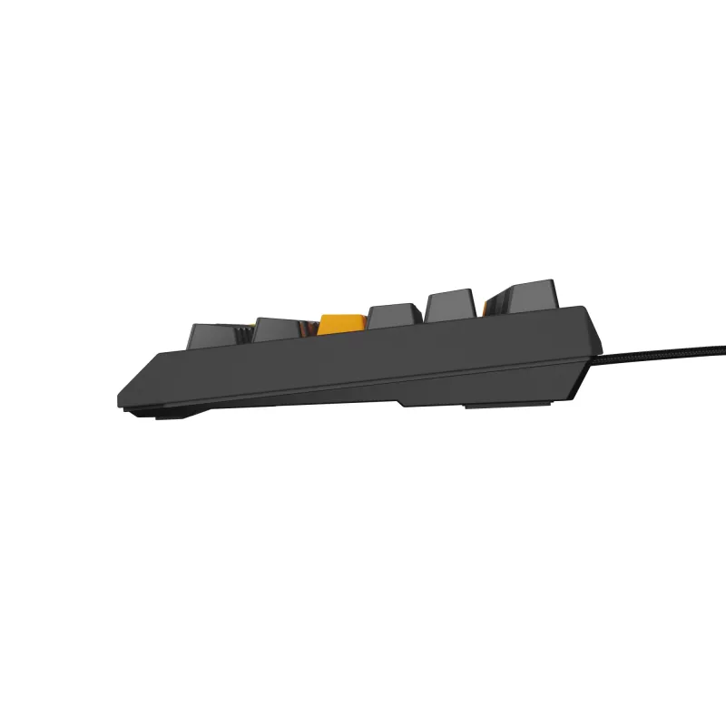 GENESIS Thor 230 TKL tastatūra Gaming USB + RF Wireless + Bluetooth QWERTY Melna, Pelēka, Oranža