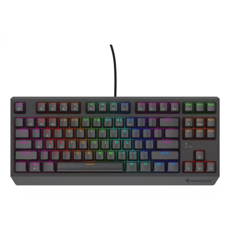 GENESIS Thor 230 TKL Lite klaviatūra Gaming USB QWERTY Angļu Melna