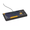 GENESIS THOR 230 TKL tastatūra Gaming USB + RF Wireless + Bluetooth QWERTY Melna, Zila, Pelēka, Oranža