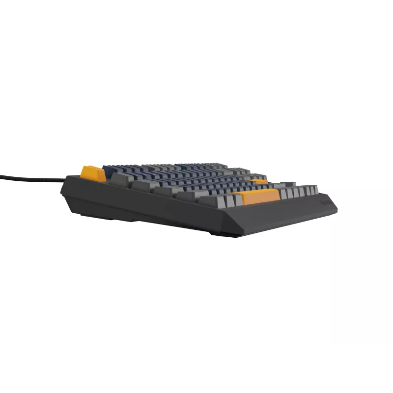 GENESIS THOR 230 TKL tastatūra Gaming USB + RF Wireless + Bluetooth QWERTY Melna, Zila, Pelēka, Oranža