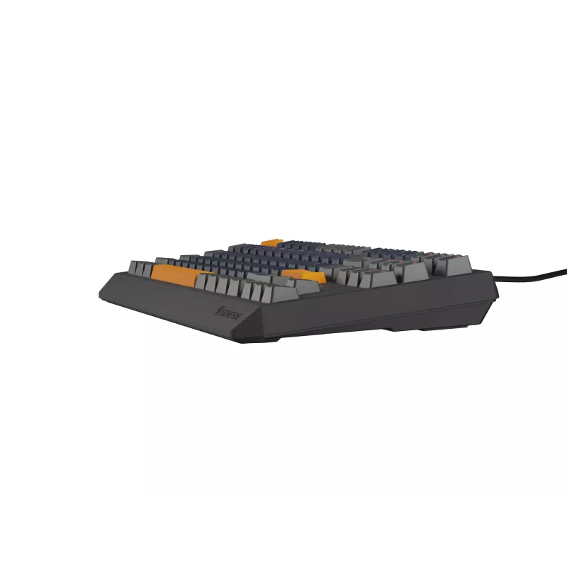 GENESIS THOR 230 TKL tastatūra Gaming USB + RF Wireless + Bluetooth QWERTY Melna, Zila, Pelēka, Oranža