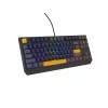 GENESIS THOR 230 TKL tastatūra Gaming USB + RF Wireless + Bluetooth QWERTY Melna, Zila, Pelēka, Oranža