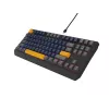 GENESIS THOR 230 TKL tastatūra Gaming USB + RF Wireless + Bluetooth QWERTY Melna, Zila, Pelēka, Oranža