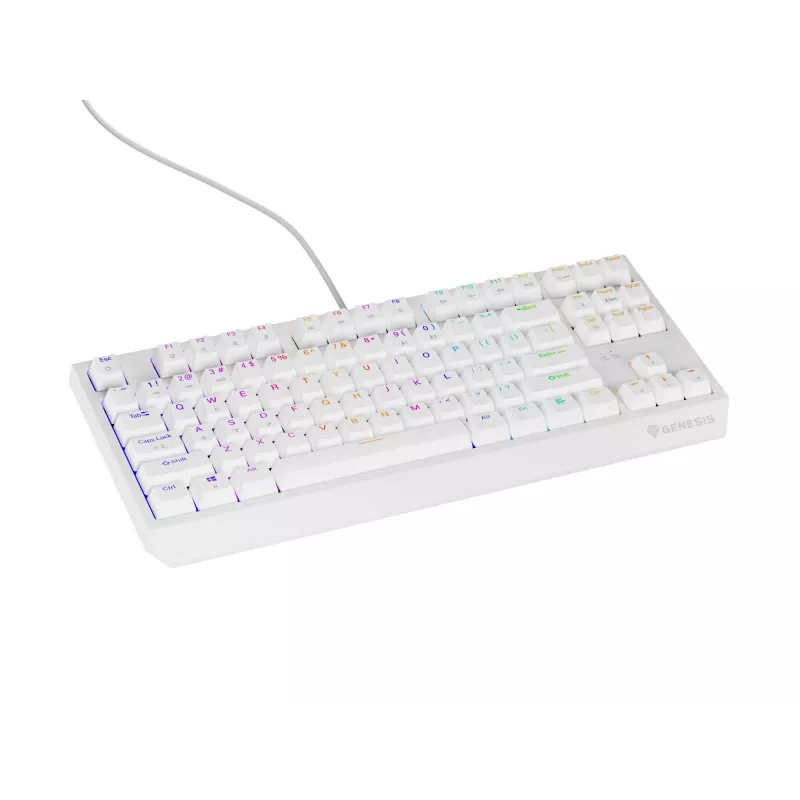 GENESIS Thor 230 TKL tastatūra Gaming USB + RF Wireless + Bluetooth QWERTY Balta