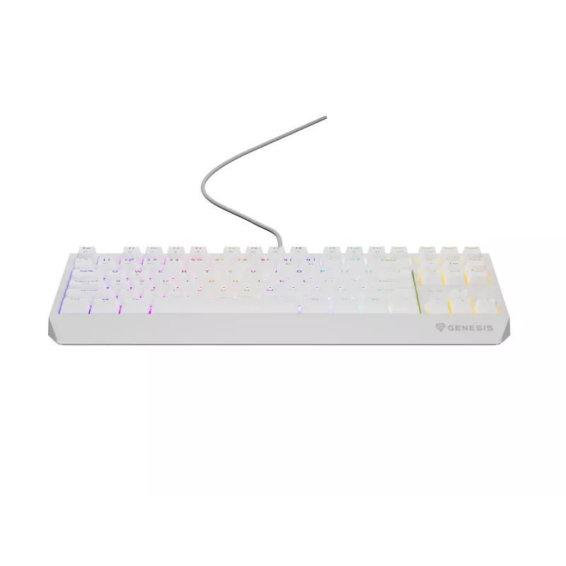 GENESIS Thor 230 TKL tastatūra Gaming USB + RF Wireless + Bluetooth QWERTY Balta
