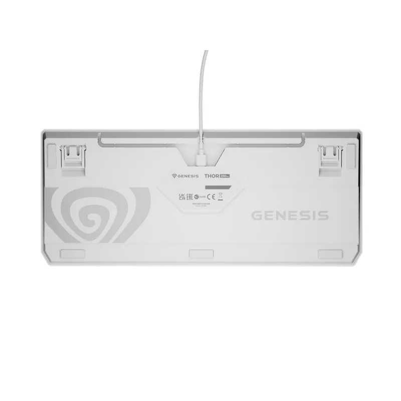 GENESIS Thor 230 TKL tastatūra Gaming USB + RF Wireless + Bluetooth QWERTY Balta