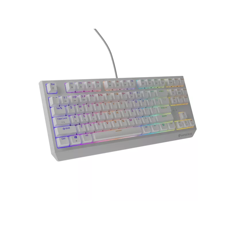 GENESIS Thor 230 TKL tastatūra Gaming USB + RF Wireless + Bluetooth QWERTY Balta