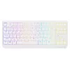 Bezvadu spēļu tastatūra GENESIS Thor 230 TKL — USB, RF Wireless, Bluetooth, QWERTY, Balta