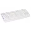 Bezvadu spēļu tastatūra GENESIS Thor 230 TKL — USB, RF Wireless, Bluetooth, QWERTY, Balta