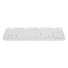 Bezvadu spēļu tastatūra GENESIS Thor 230 TKL — USB, RF Wireless, Bluetooth, QWERTY, Balta
