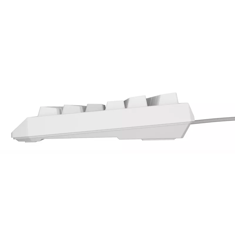 Bezvadu spēļu tastatūra GENESIS Thor 230 TKL — USB, RF Wireless, Bluetooth, QWERTY, Balta