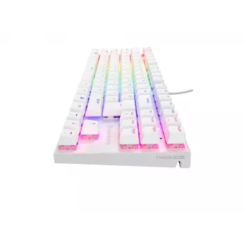 GENESIS Thor 303 TKL tastatūra Gaming USB QWERTY US International White