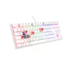 GENESIS Thor 303 TKL tastatūra Gaming USB QWERTY US International White