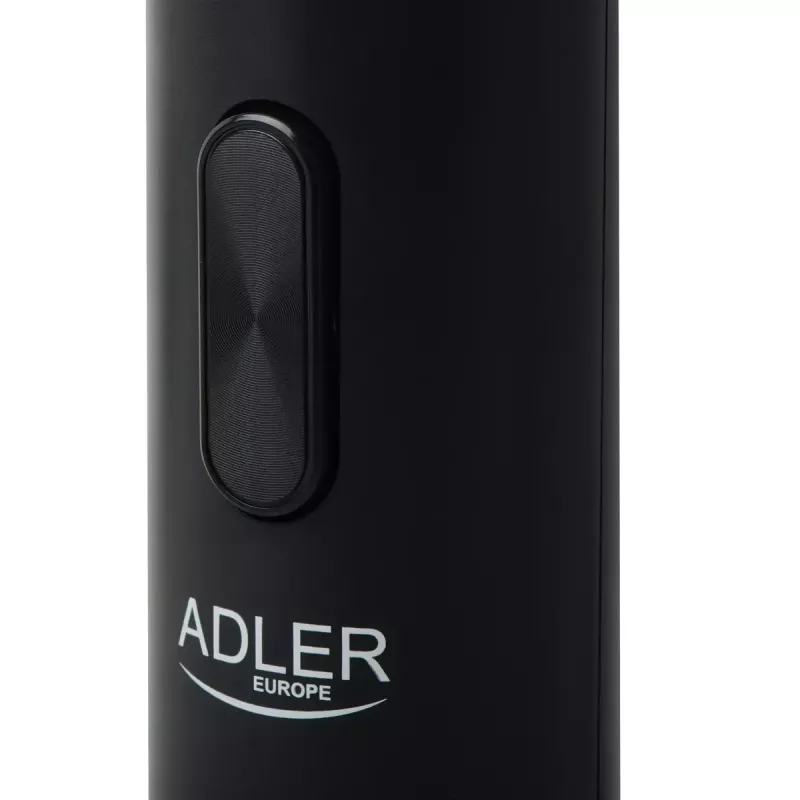Elektriskais vīna atvērējs Adler AD 4509 — bezvadu ar baterijām darbināms pudeļu atvērējs, melns