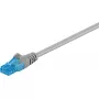 Tīkla kabelis GOOBAY 55419 RJ-45 Cat6a 1 m, pelēks