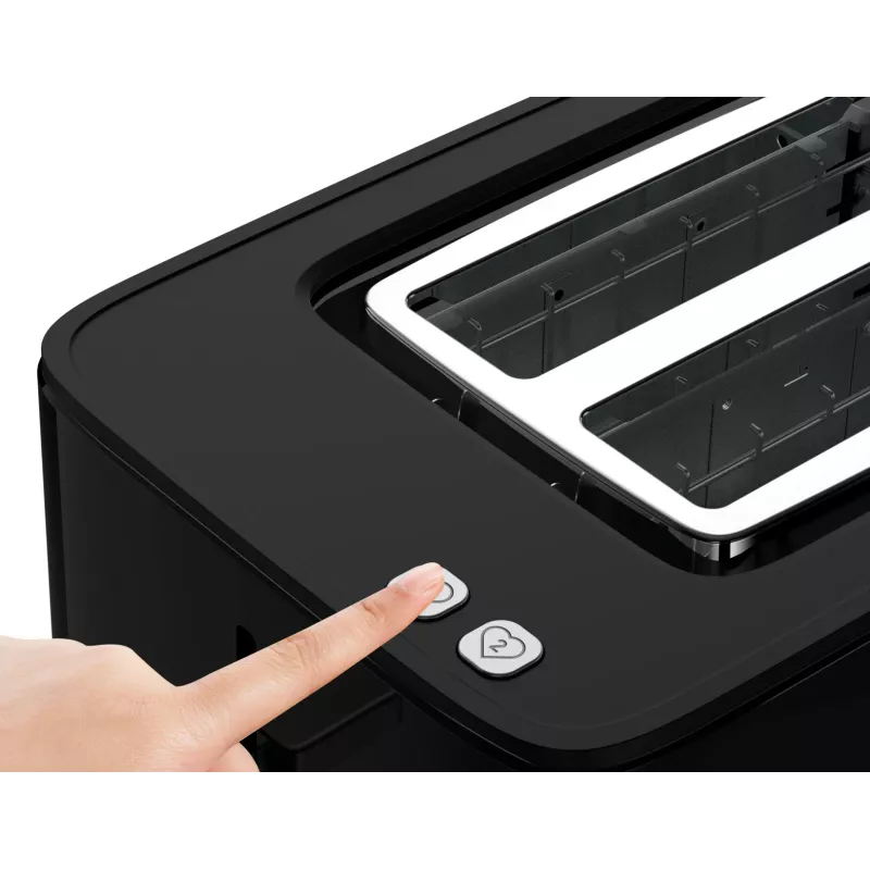 Tosteris Tefal TT6408 — 2 šķēlēm, 850 W, melns
