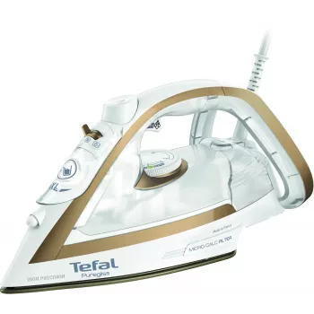 Tefal Puregliss FV8042 Sausās un tvaika gludeklis ar Durilium AirGlide Autoclean zoli 3000 W Bronza, Balts