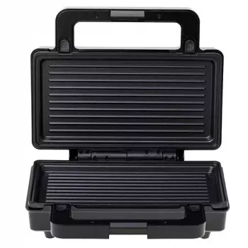 Adler AD 3073 sendviču tosteris 2 vienā, 1000 W, nerūsējošais tērauds/melns
