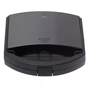 Sviestmaižu grilētājs Adler AD 3069 — kompakts galda sviestmaižu presētājs, 750 W, 2 sviestmaizes, melns