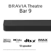 Sony BRAVIA Theatre Bar 9 – Dolby Atmos® skaņas josla, 13 skaļruņi, Wi-Fi®, Bluetooth®, 360 Spatial Sound Mapping
