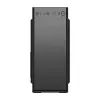PC Case FSP CMT160 Midi Tower Melns — supports ATX/µATX/ITX, 1×3.5 inch + 2×2.5 inch bays, 1×5.25 inch, USB 3.2 Gen1 Type-A, 173×370×410 mm