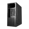 PC Case FSP CMT160 Midi Tower Melns — supports ATX/µATX/ITX, 1×3.5 inch + 2×2.5 inch bays, 1×5.25 inch, USB 3.2 Gen1 Type-A, 173×370×410 mm