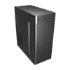 PC Case FSP CMT160 Midi Tower Melns — supports ATX/µATX/ITX, 1×3.5 inch + 2×2.5 inch bays, 1×5.25 inch, USB 3.2 Gen1 Type-A, 173×370×410 mm