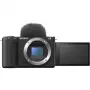 Vlog kamera Sony ZV-E10 II — 26 MP CMOS, 4K 3840×2160, 16-50mm objektīvs, melna, 0,292 kg