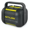 Darba vietas radio Muse M-968 BTY — Analogais FM, 40 W RMS, Bluetooth 10 m, Putekļu/triecienizturīgs, Melns/Dzeltens