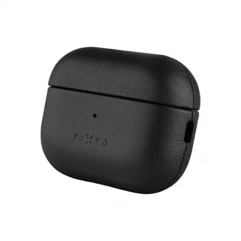 Aizsargmaciņš no ādas FIXED FIXLPM-999-BK austiņām ar MagSafe atbalstu, melns