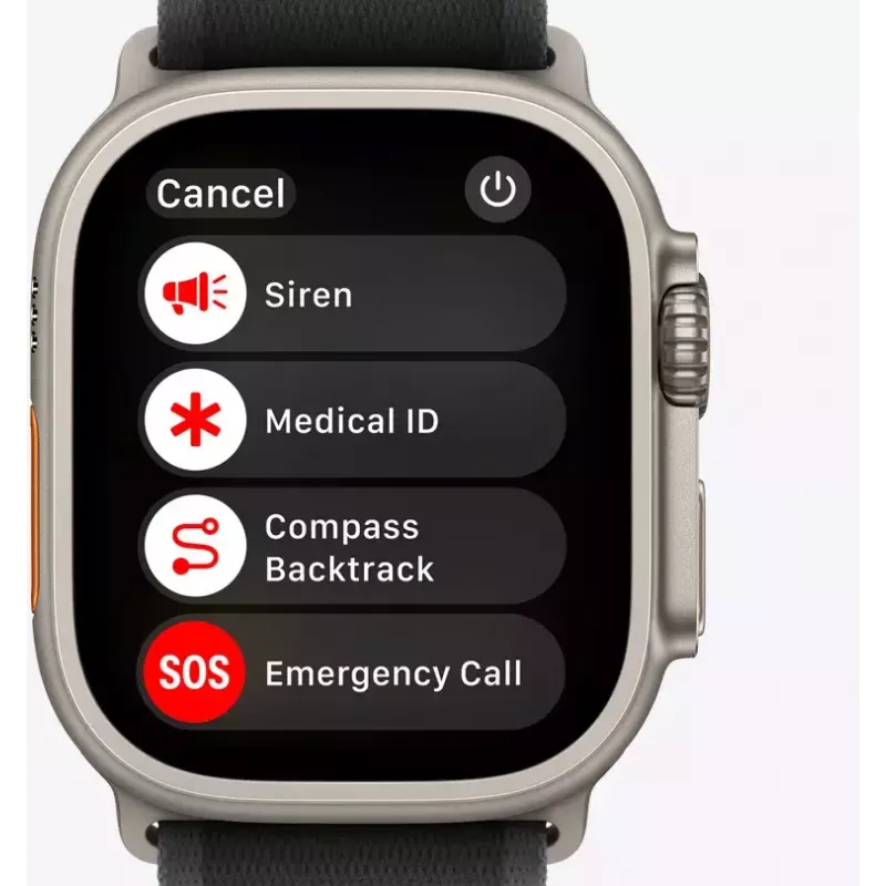 Smartwatch Apple Watch Ultra 2 GPS + Cellular 49mm Natural titāna korpuss Tan Alpine Loop Medium