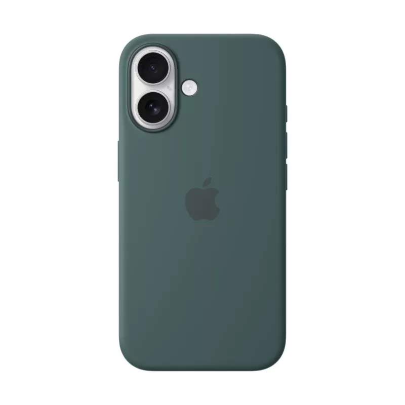 APPLE Apple Silicone Case with MagSafe iPhone 16 Ezera zaļš