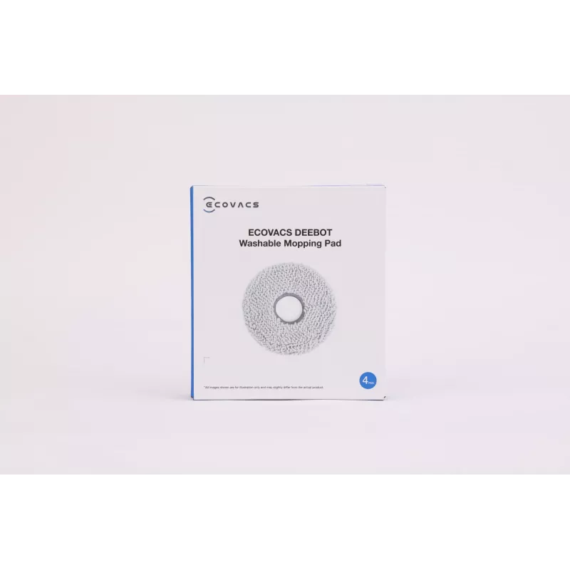 Mopu komplekts Ecovacs robotam DCC040047, mazgājams pelēks, 4 gab.