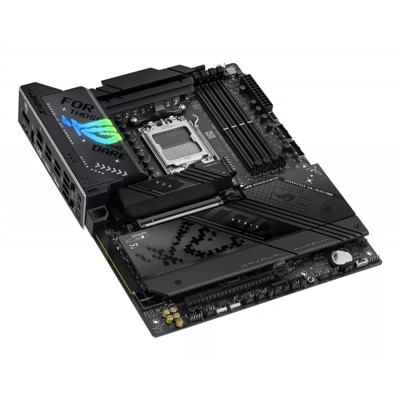 Mātesplate ASUS ROG STRIX X870-F GAMING WIFI — AMD X870, Socket AM5, ATX, DDR5, 4x DIMM, Wi‑Fi 7, BT 5.4