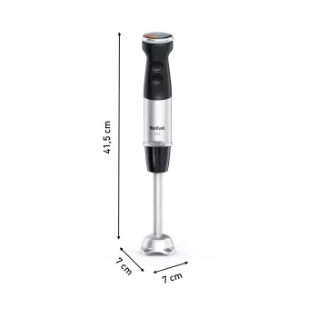 Tefal Quickchef+ HB671830 blenderis Iegremdējamais blenderis 1000 W Melns, Nerūsējošais tērauds
