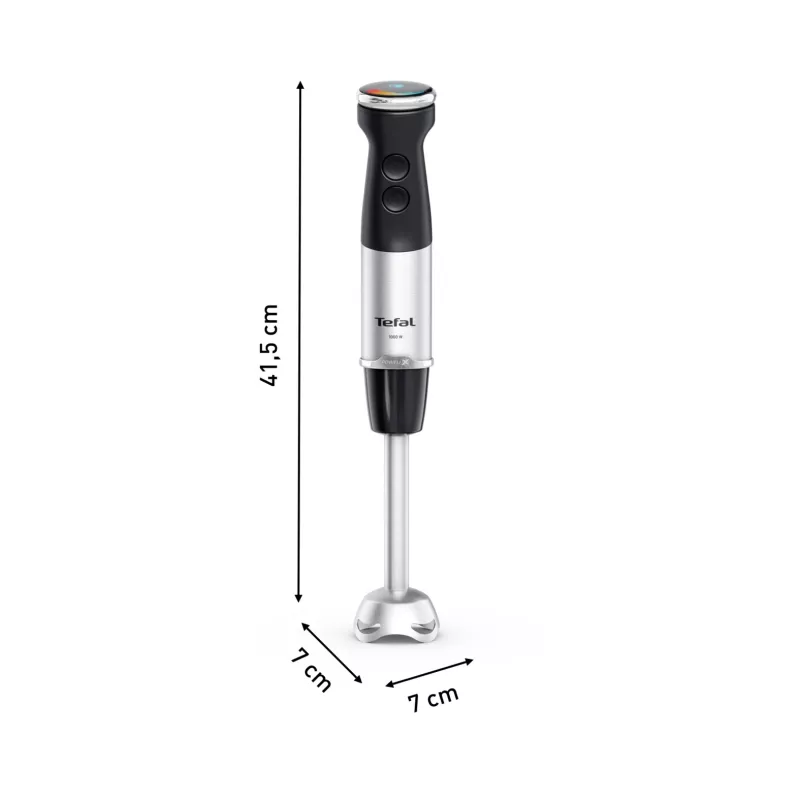 Tefal Quickchef+ HB671830 blenderis Iegremdējamais blenderis 1000 W Melns, Nerūsējošais tērauds
