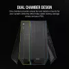 PC korpuss CORSAIR 2500D AIRFLOW Midi Tower Melns — ATX/Micro ATX, priekšējais 280 mm radiatora atbalsts, USB-A x2, USB-C x1