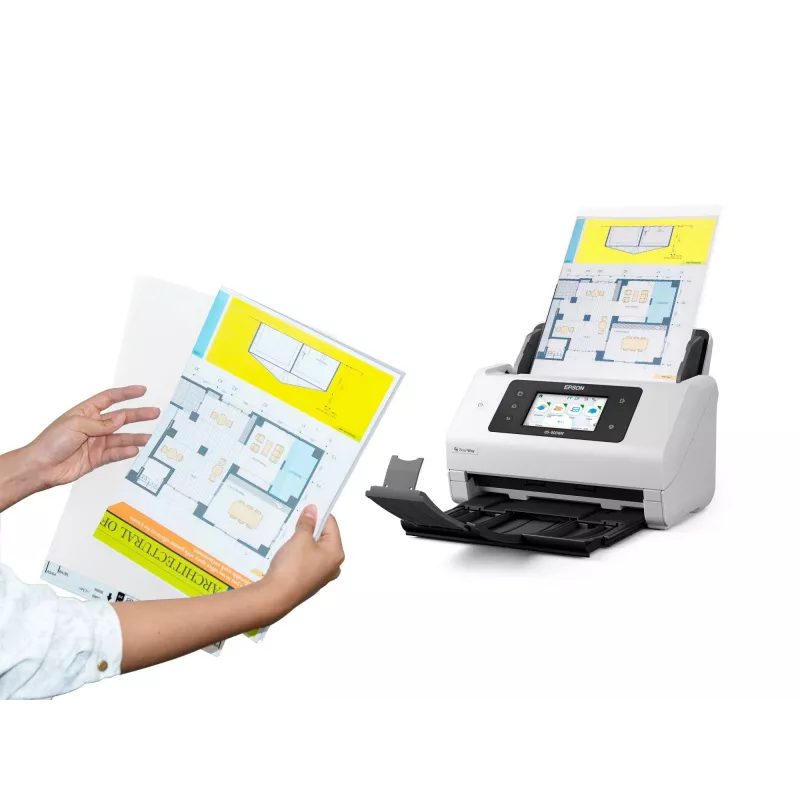 Epson WorkForce DS-900WN lokšņu padeves skeneris 600 x 600 DPI A4 balts