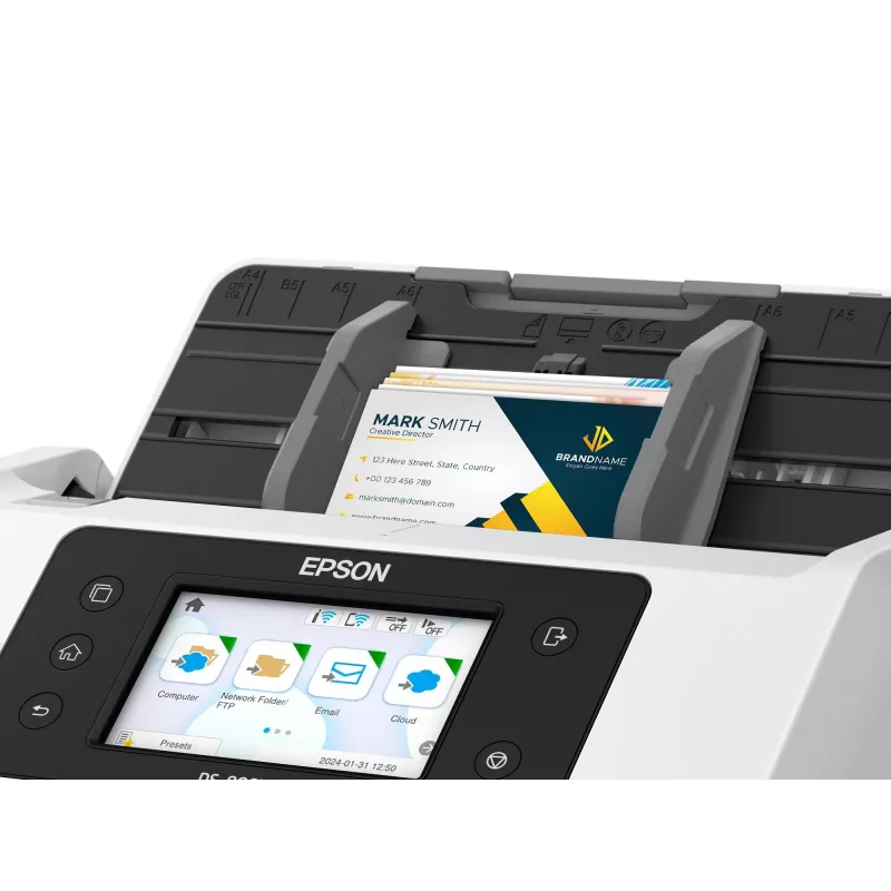 Epson WorkForce DS-900WN lokšņu padeves skeneris 600 x 600 DPI A4 balts