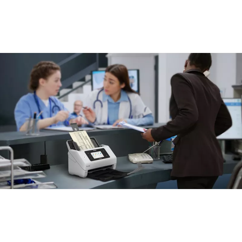 Epson WorkForce DS-900WN lokšņu padeves skeneris 600 x 600 DPI A4 balts