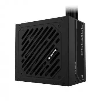 GIGABYTE P550SS Barošanas bloks - PCIe 5.0, 80 PLUS Silver, 120mm ventilators, ATX 3.0 saderīgs, EU spraudnis