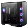 PC korpuss MSI MAG PANO 100R PZ Midi Tower Melns, rūdīts stikls, atbalsta ATX/microATX, 482×290×519 mm