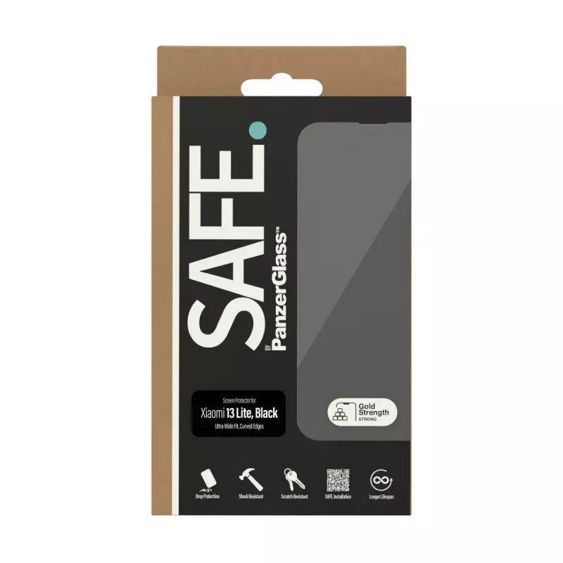 Ekrāna aizsargs PanzerGlass SAFE. by ® Xiaomi 13 Lite Ultra-Wide Fit Scratch Shock Resistant